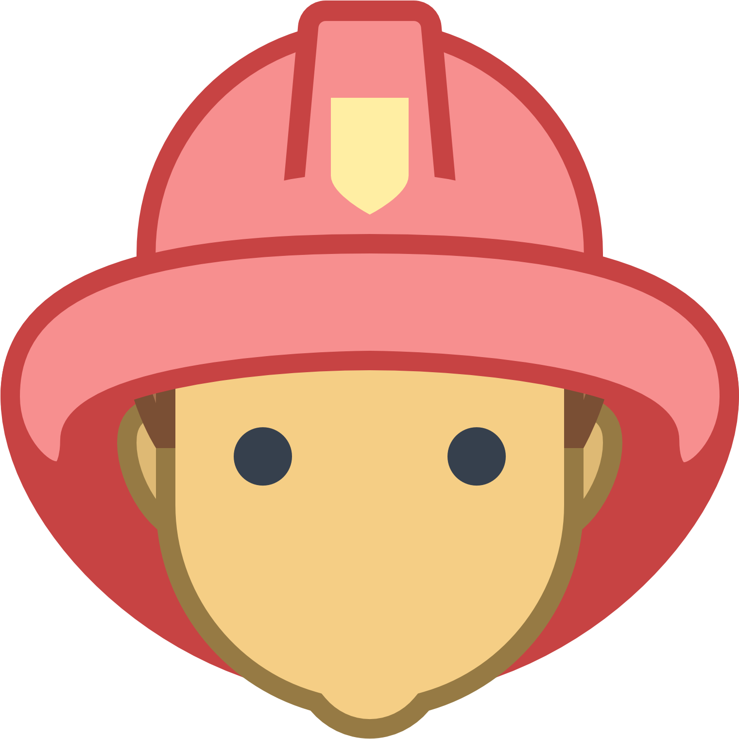 Firefighter Emoji Icon PNG