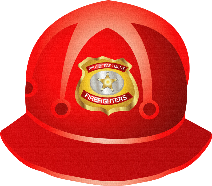 Firefighter Helmet Graphic PNG