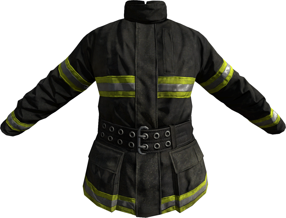 Firefighter Jacket Protective Gear PNG