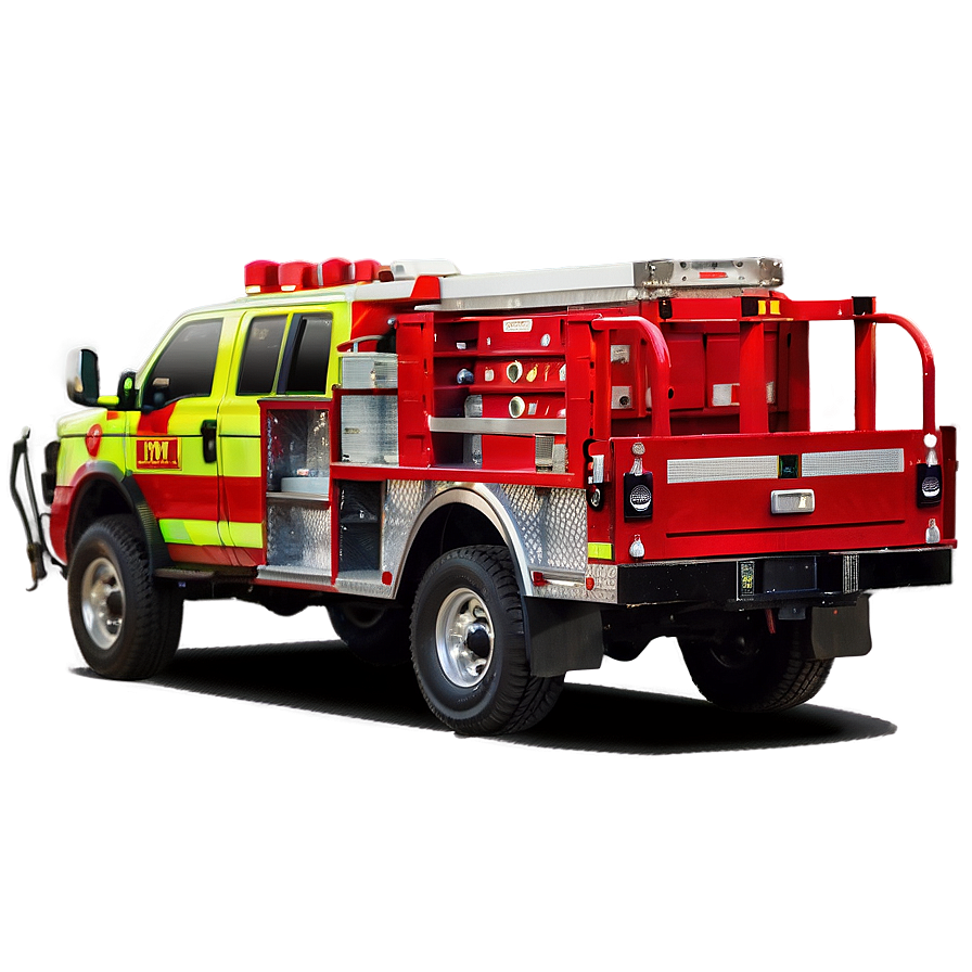 Firefighter Pickup Truck Png Osw78 PNG