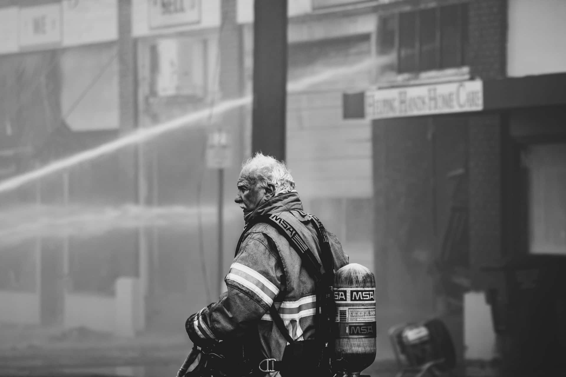 A Firefighter Ready to Serve