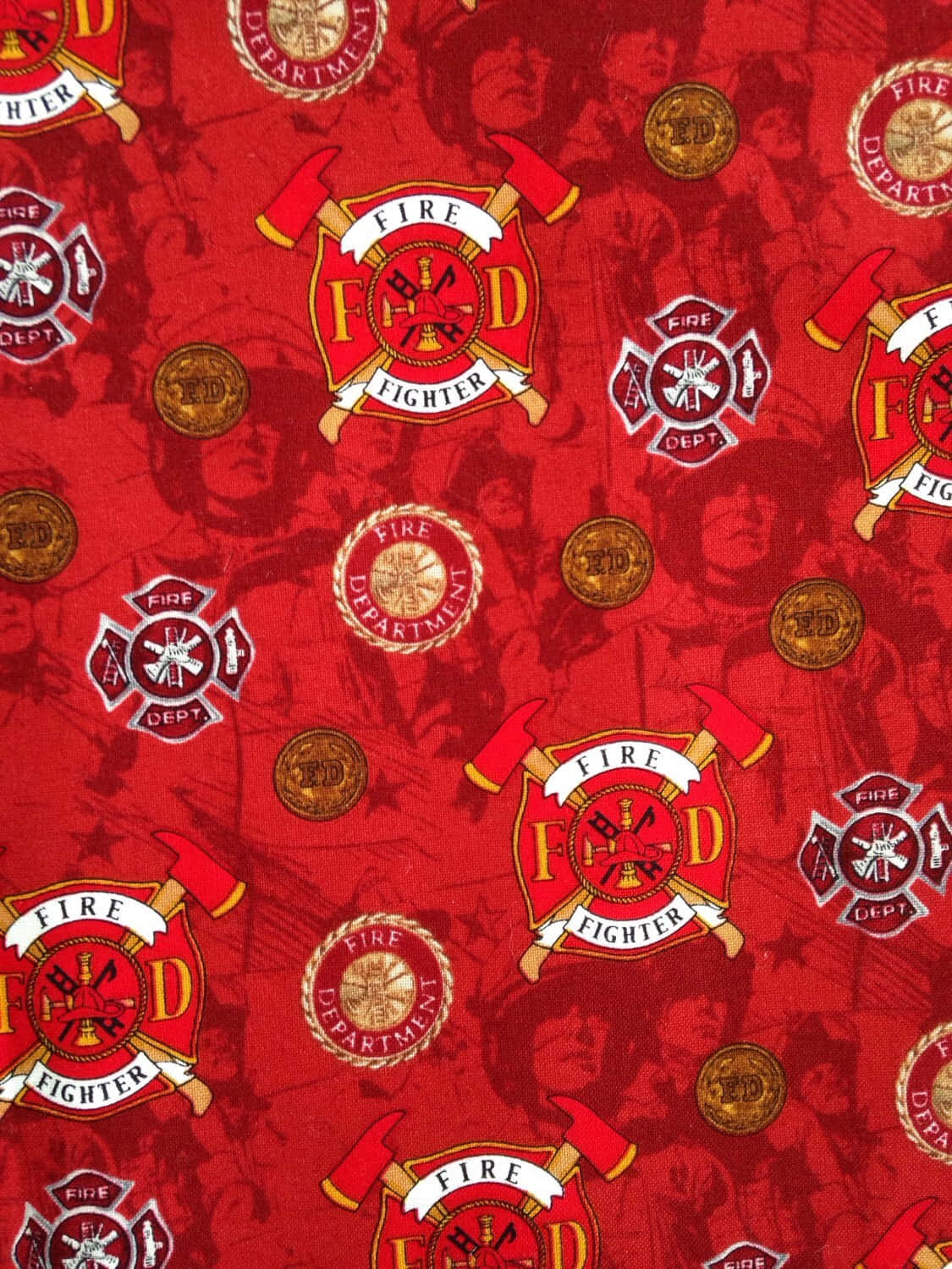 Firefighter Fabric Red