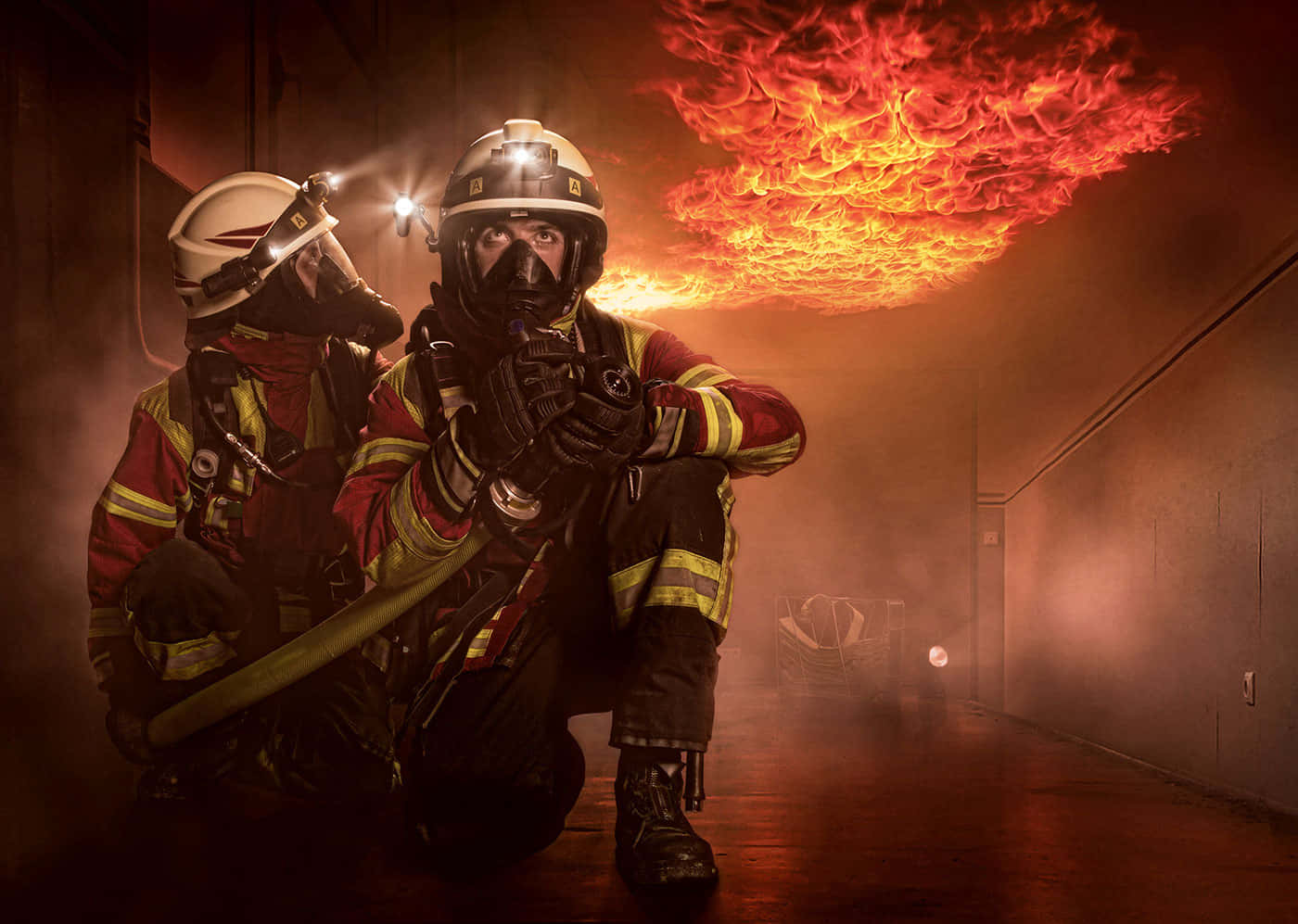 Brave Firefighter Fighting World's Wildest Fires