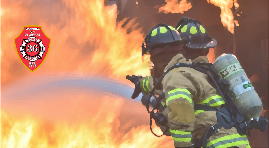 Firefighterin Action Extinguishing Blaze PNG
