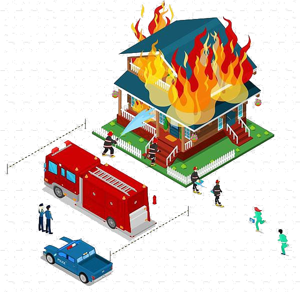 Firefighting_ Effort_ Illustration PNG