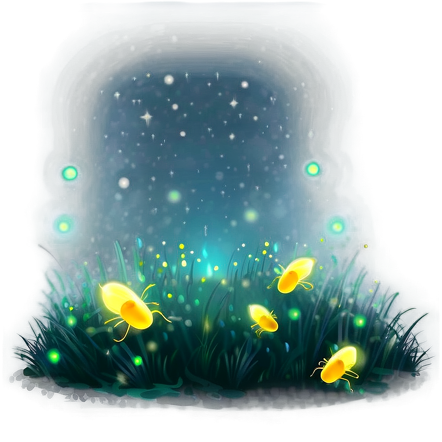 Fireflies In Night Sky Png Uyu6 PNG