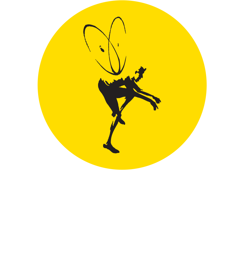Fireflies Logowith Guitar Playing Insect PNG