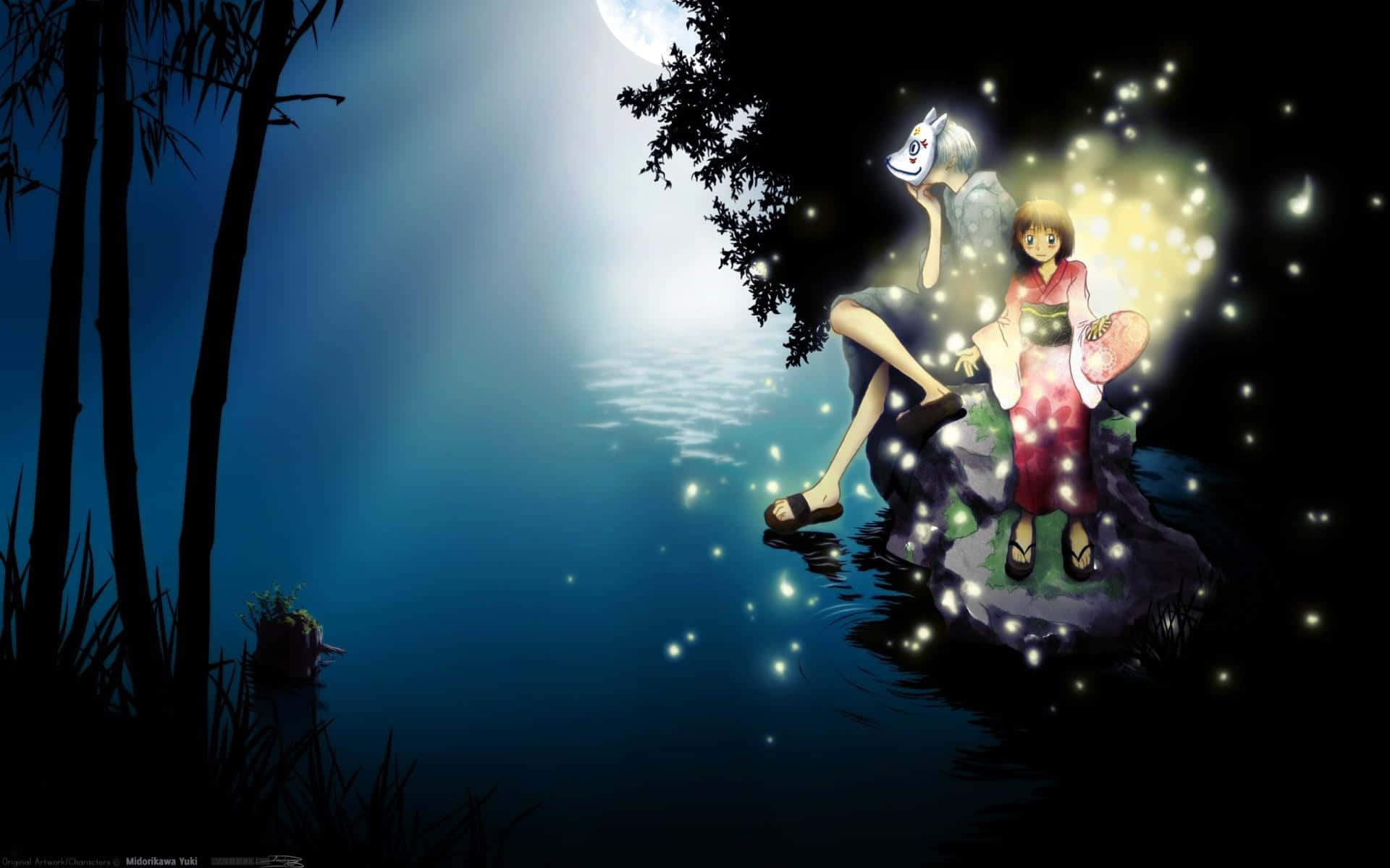 Firefly Hd With Anime Couple Wallpaper
