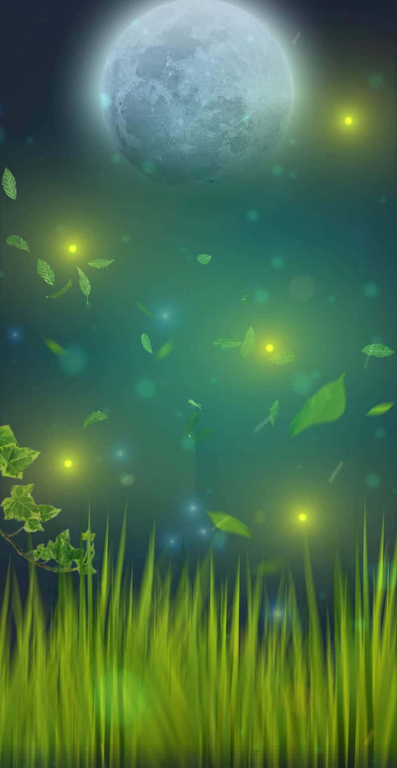 Verzauberndenatürlich Leuchtende Glühwürmchen Wallpaper