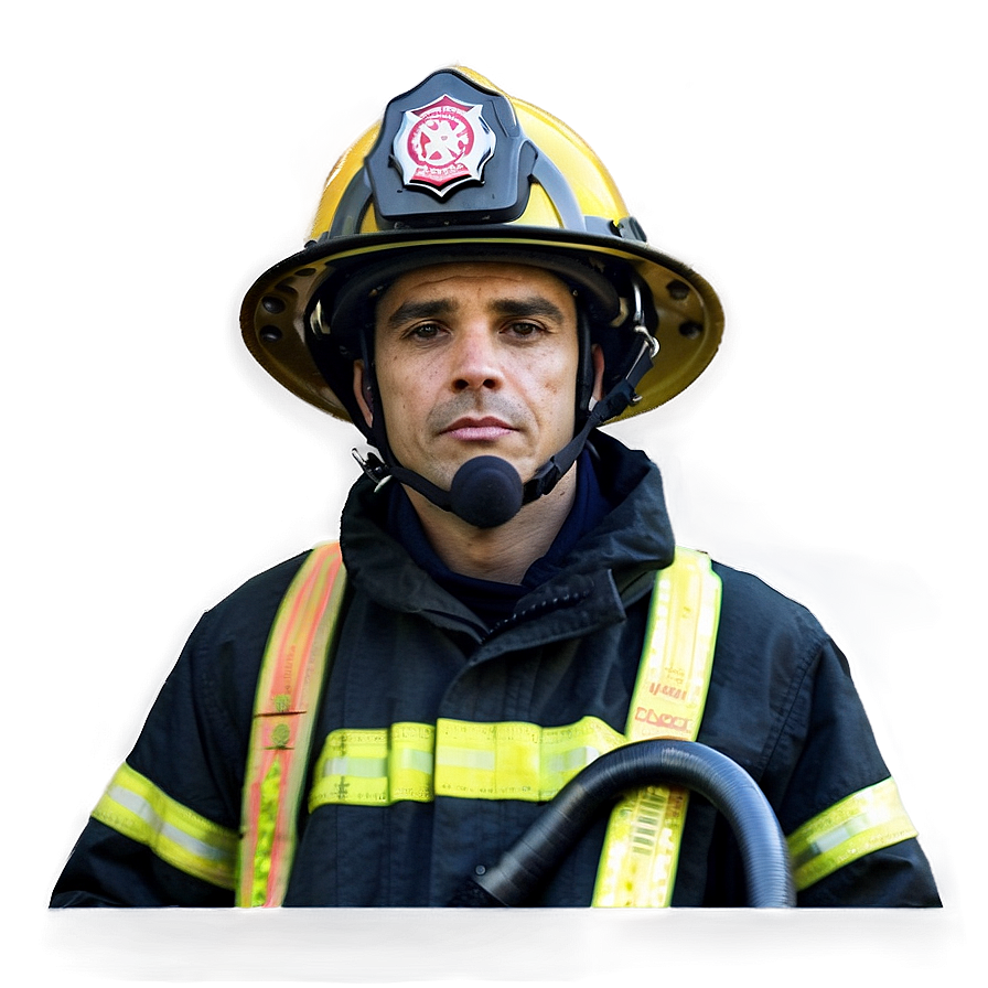 Download Fireman Portrait Png Uig | Wallpapers.com