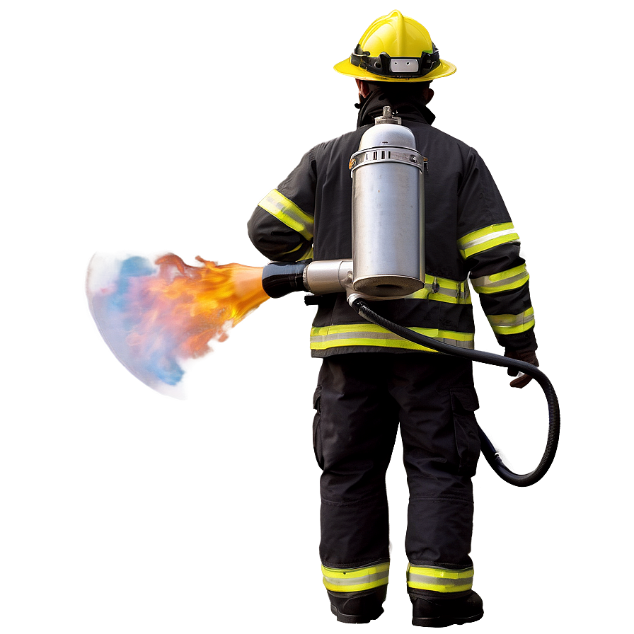 Fireman With Megaphone Png Pjy39 PNG
