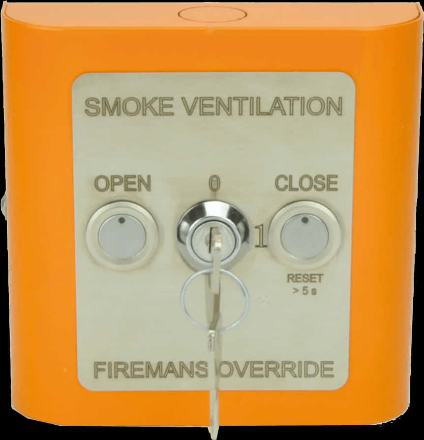 Fireman's Smoke Ventilation Override Switch PNG