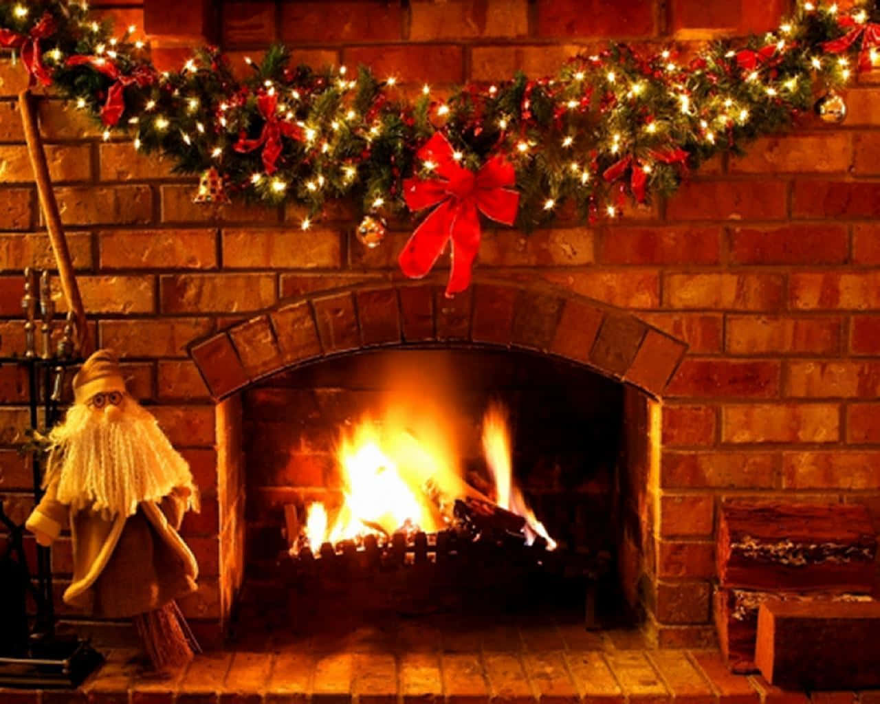 Enjoy the cozy ambiance of a real fireplace.