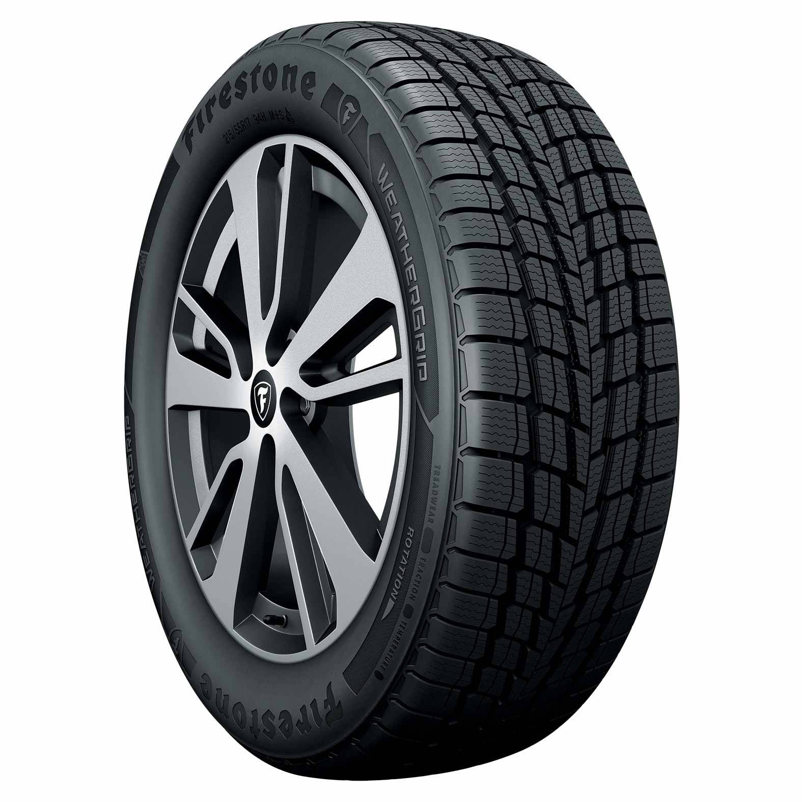 Firestone Black Tire Gray Hubcap Wallpaper