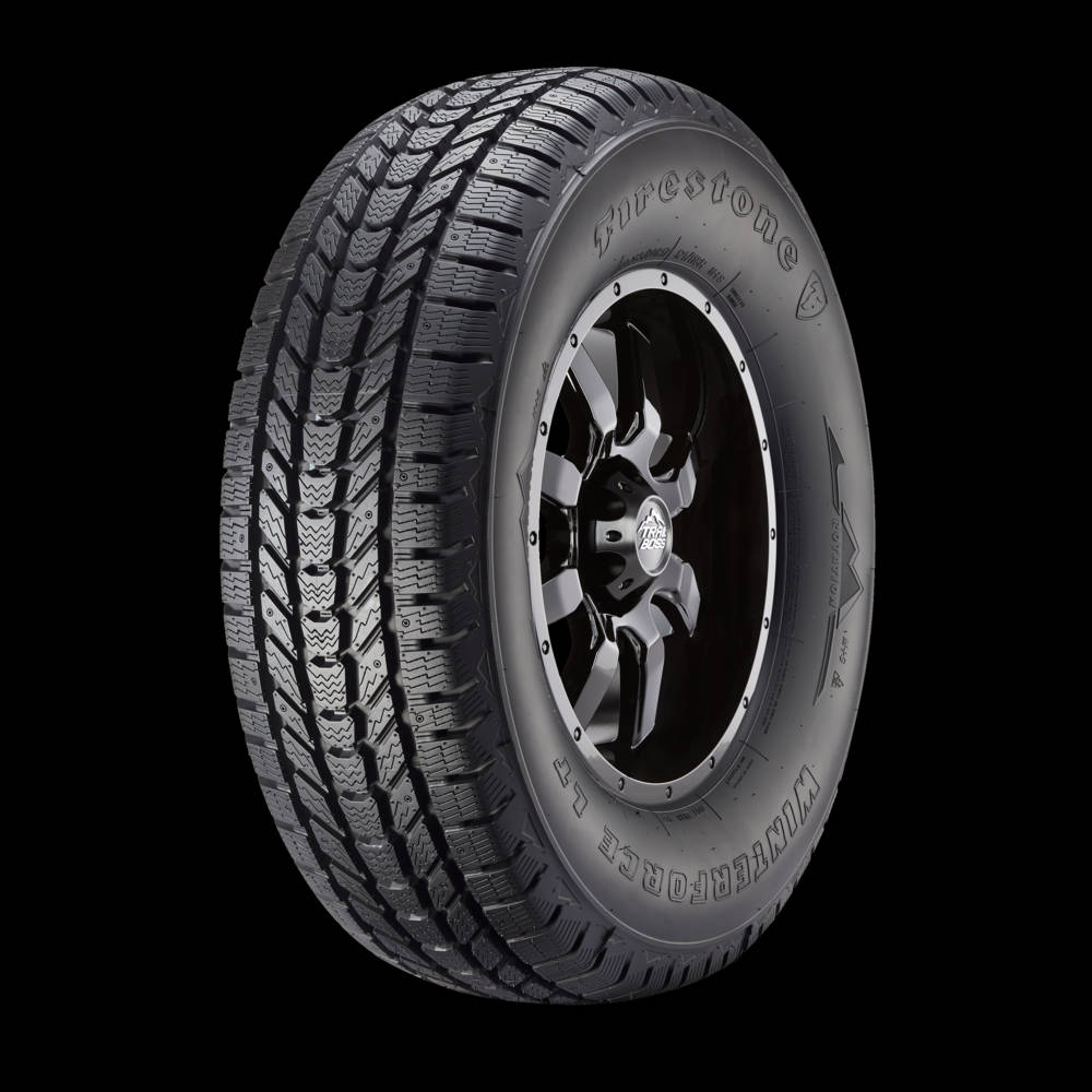 "High-Quality Side View of a Firestone Tire" Wallpaper