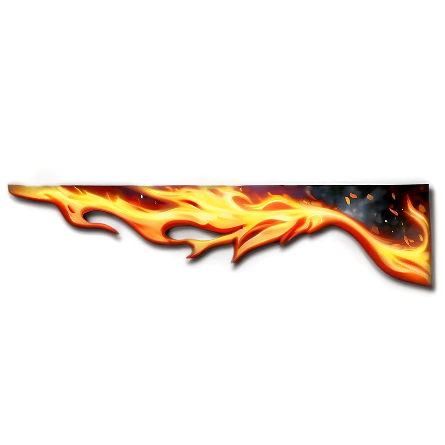 Firestorm Border Png 06212024 PNG