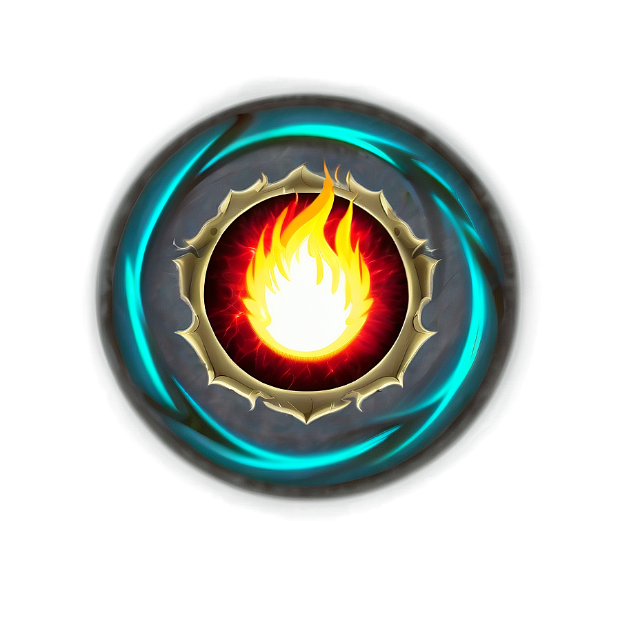 Firestorm Circle Design Png Ywg PNG