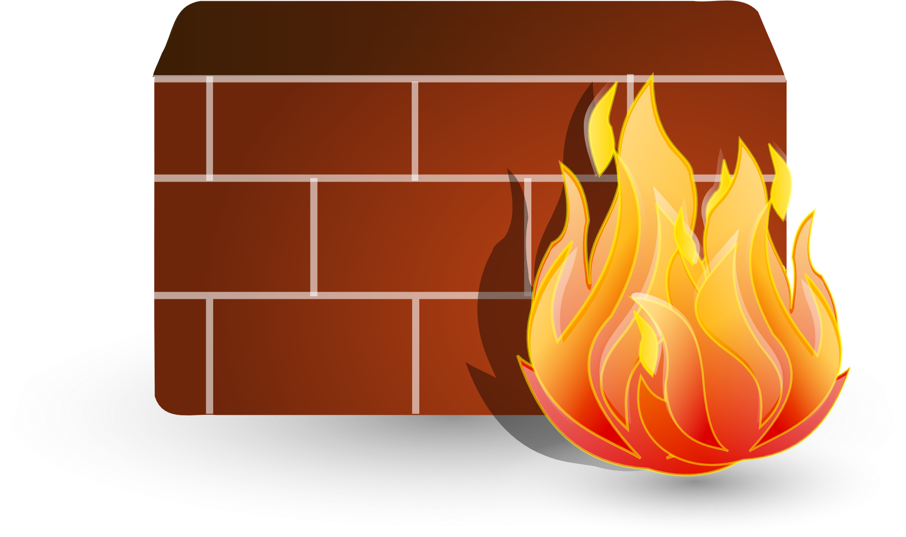 Firewall Concept Illustration PNG