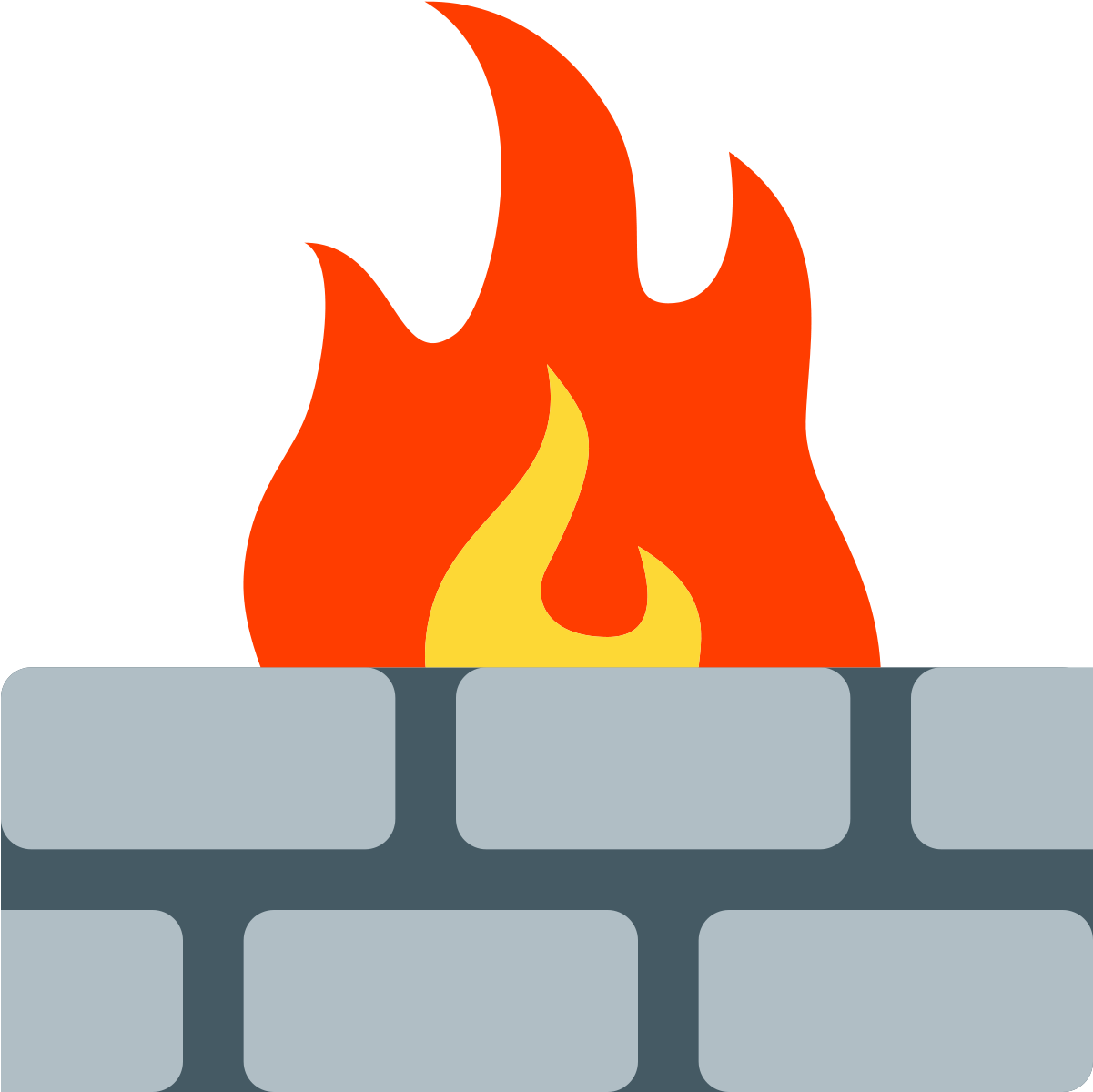 Firewall Concept Illustration PNG