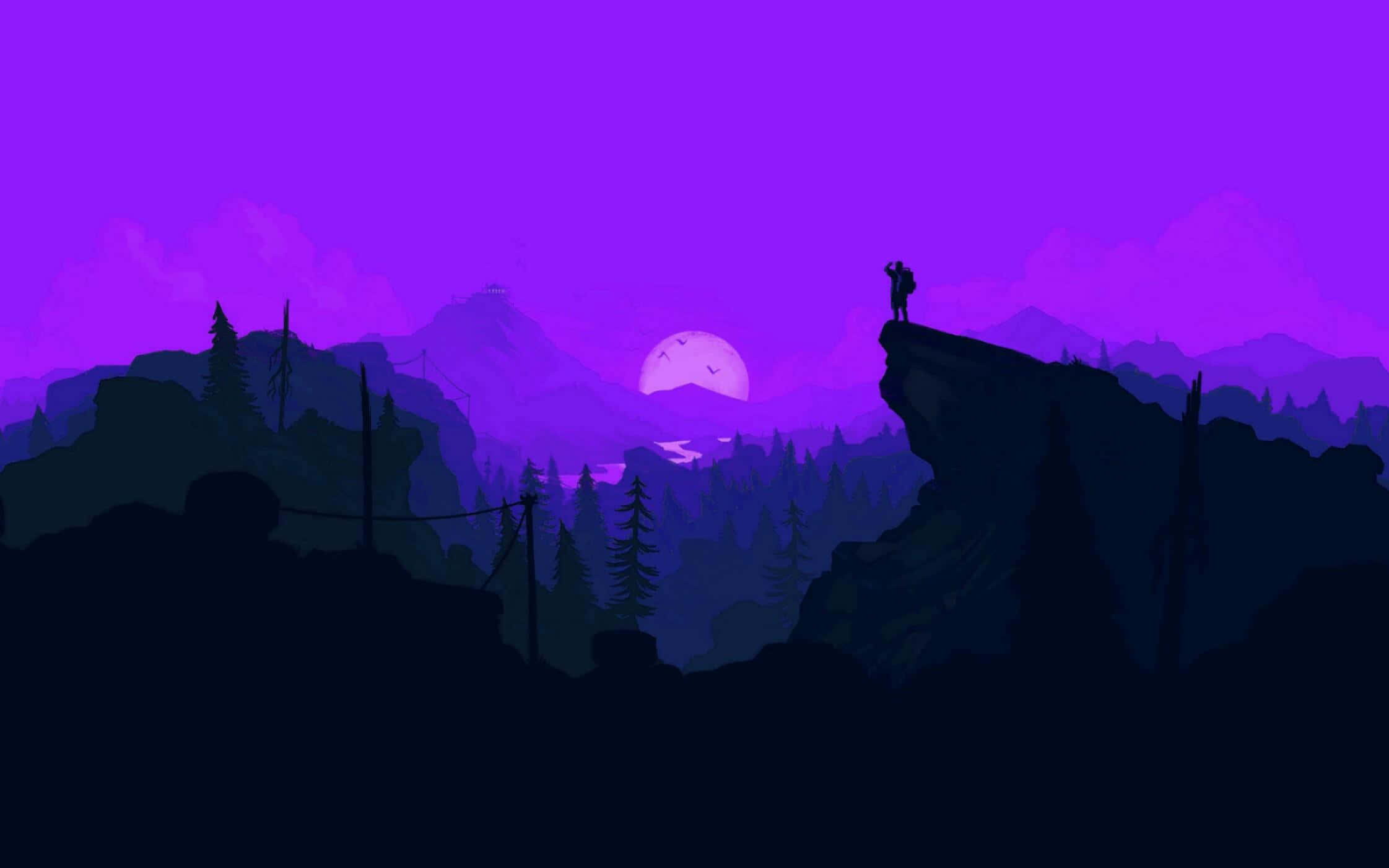 The lush and vibrant scenery of Firewatch