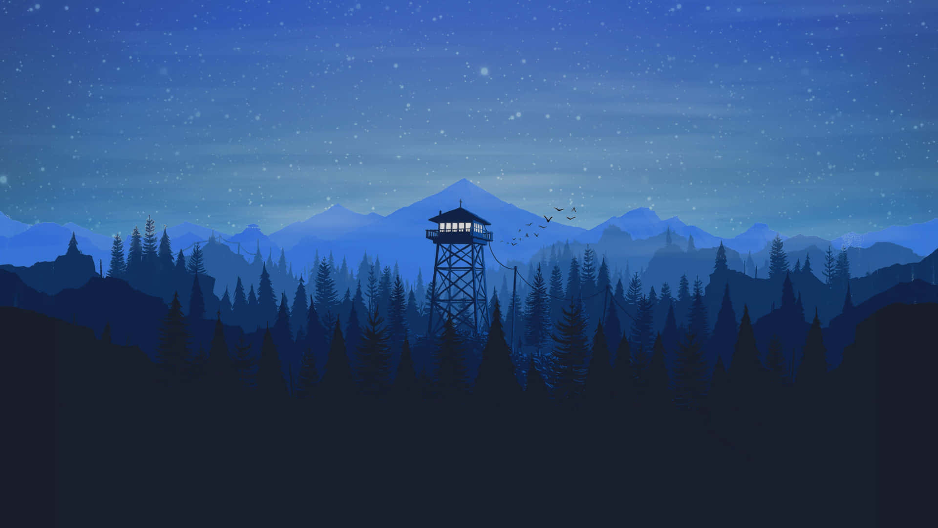 Explore the beautiful wilderness of Firewatch in stunning 4K