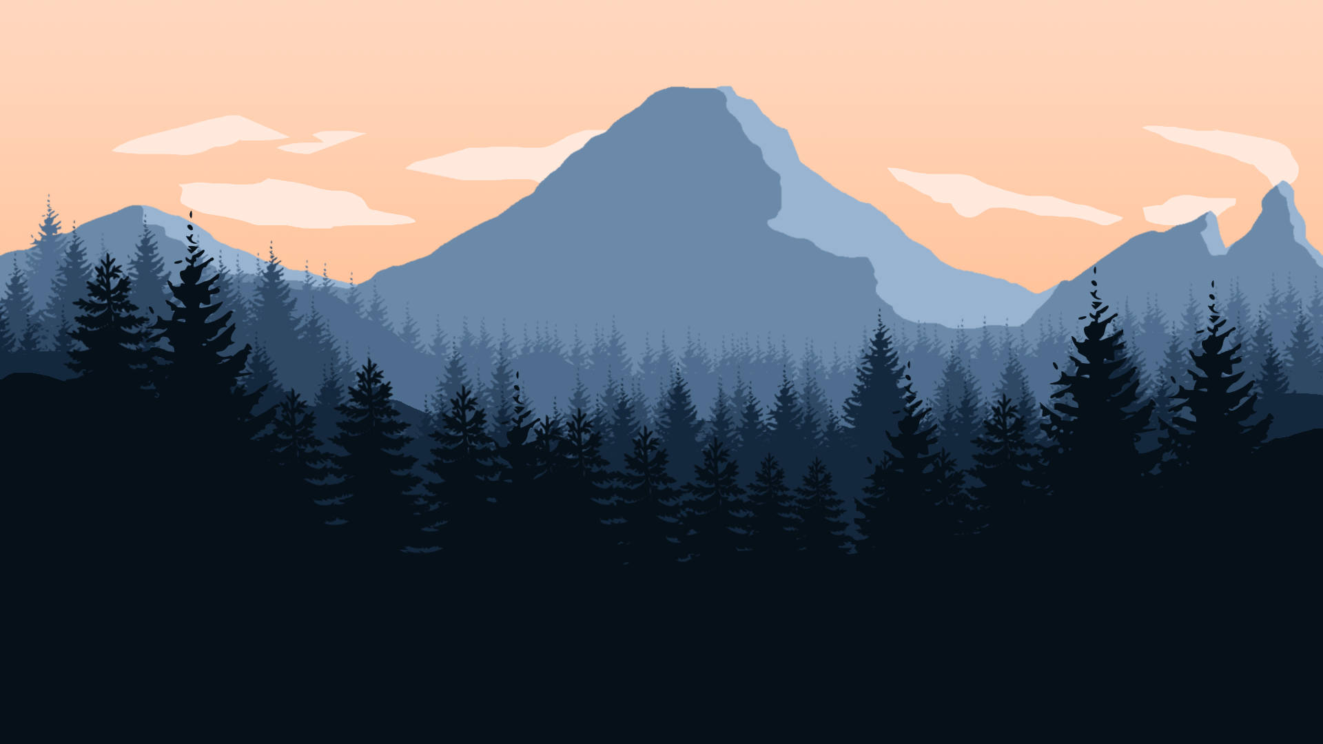 Firewatch Gray Mountain Landscape