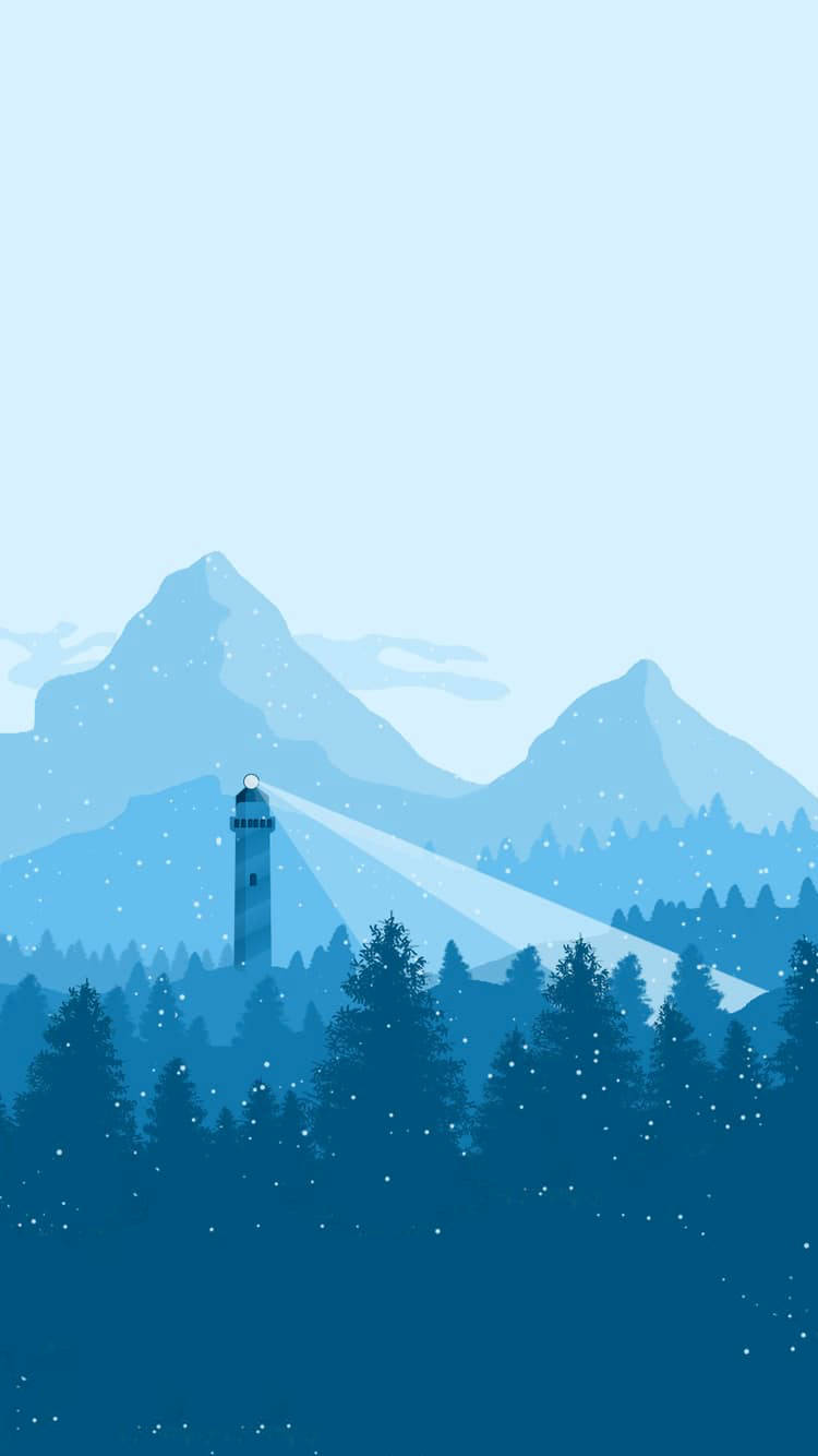 Firewatch Lighthouse In Winter