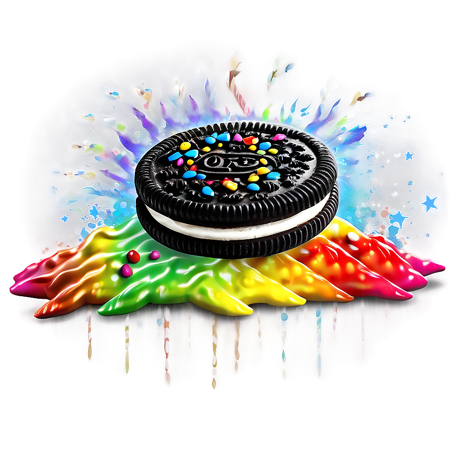 Firework Oreo With Popping Candy Png Sbu PNG