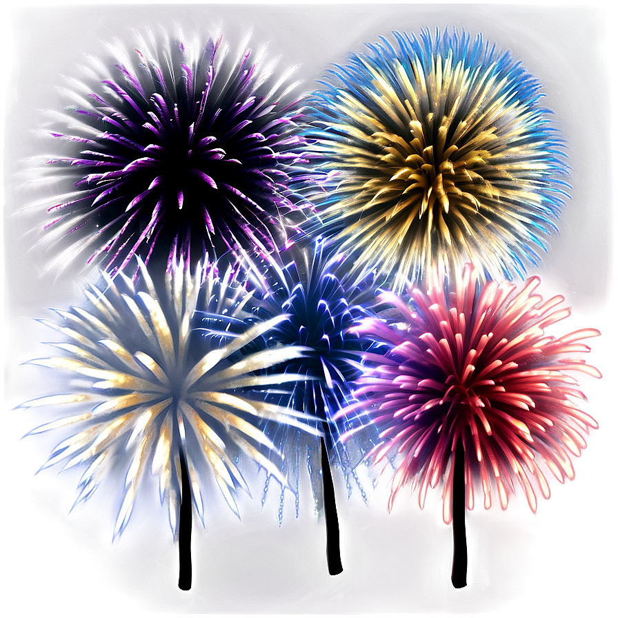 Fireworks Set Png 9 PNG