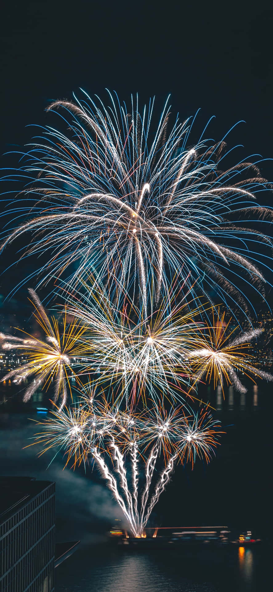 Fireworks Show In Miami Lakes Wallpaper