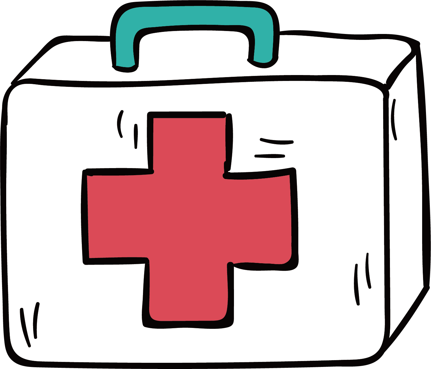 First Aid Kit Cartoon Illustration PNG