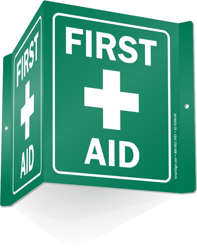 First Aid Sign3 D View PNG