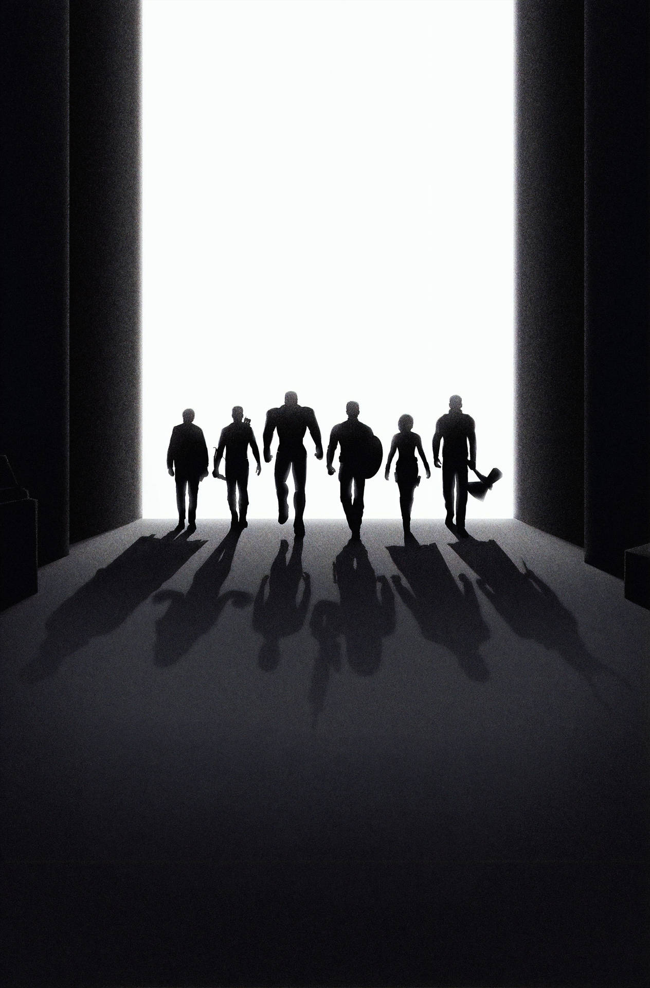 Primafoto Migliore Degli Avengers In Silhouette Sfondo