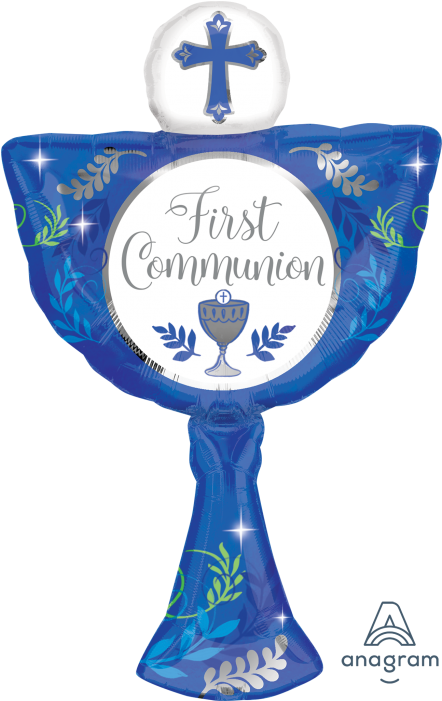 First Communion Balloon Decoration PNG