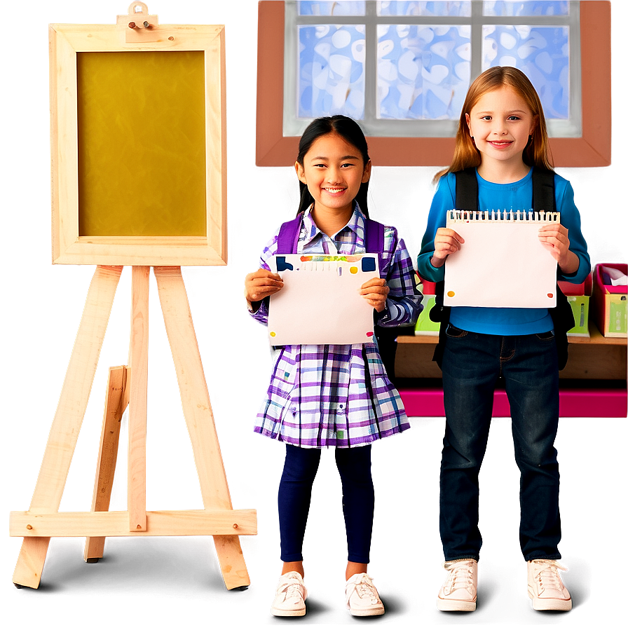 First Day School Art Class Png 5 PNG