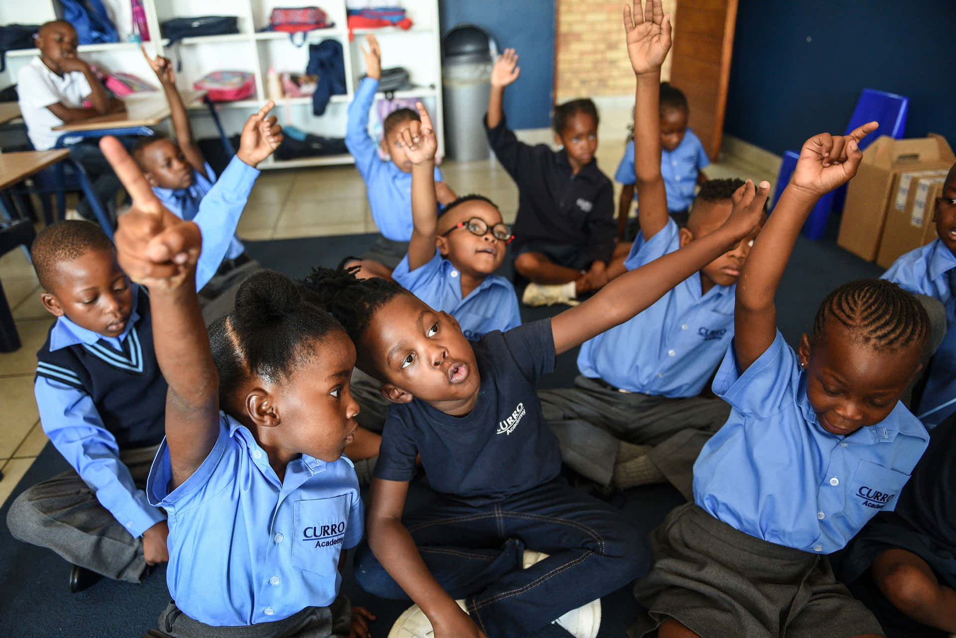 Enthousiasme Du Premier Jour D'école Fond d'écran