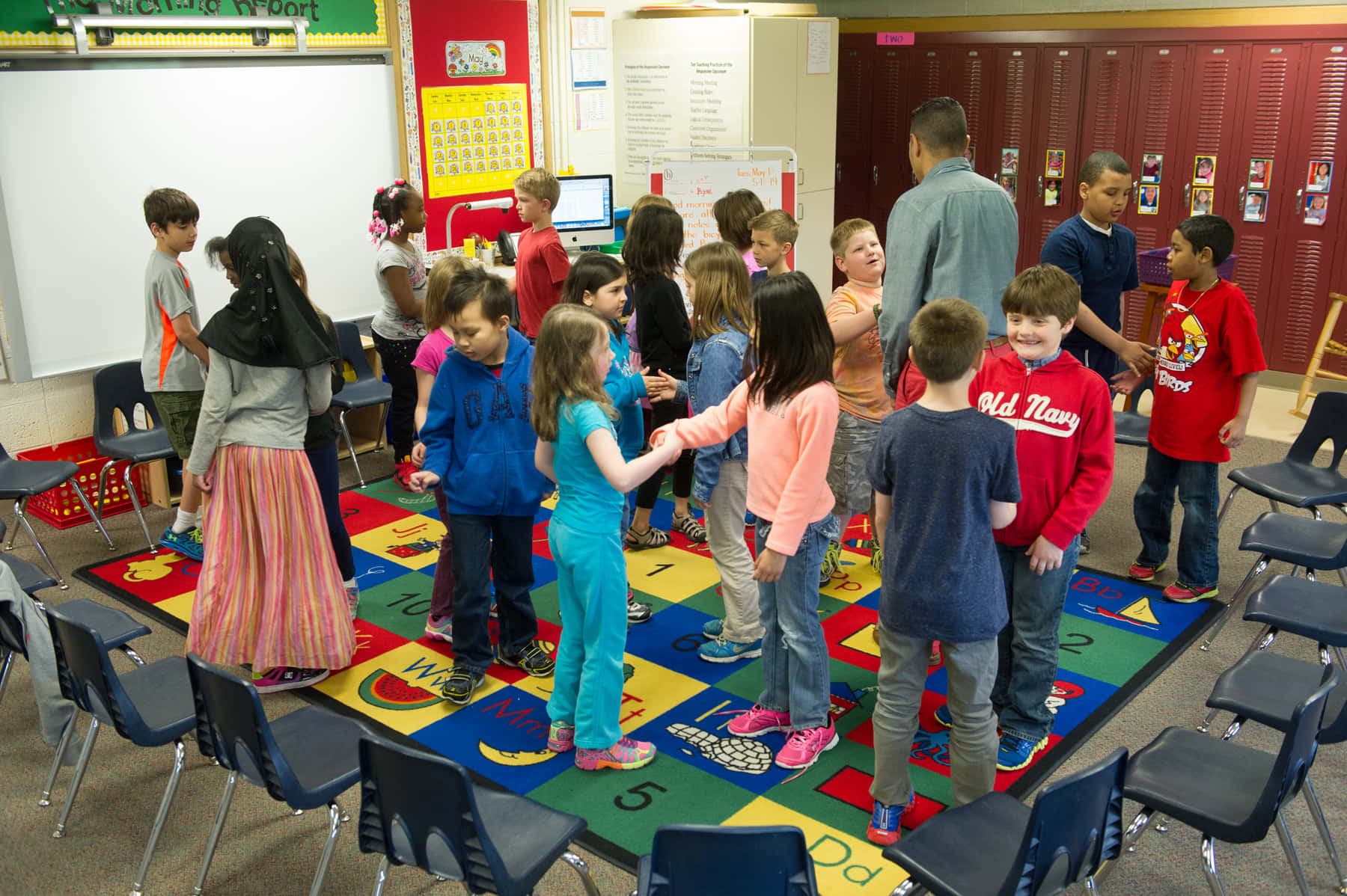 Activité Du Premier Jour D'école Fond d'écran