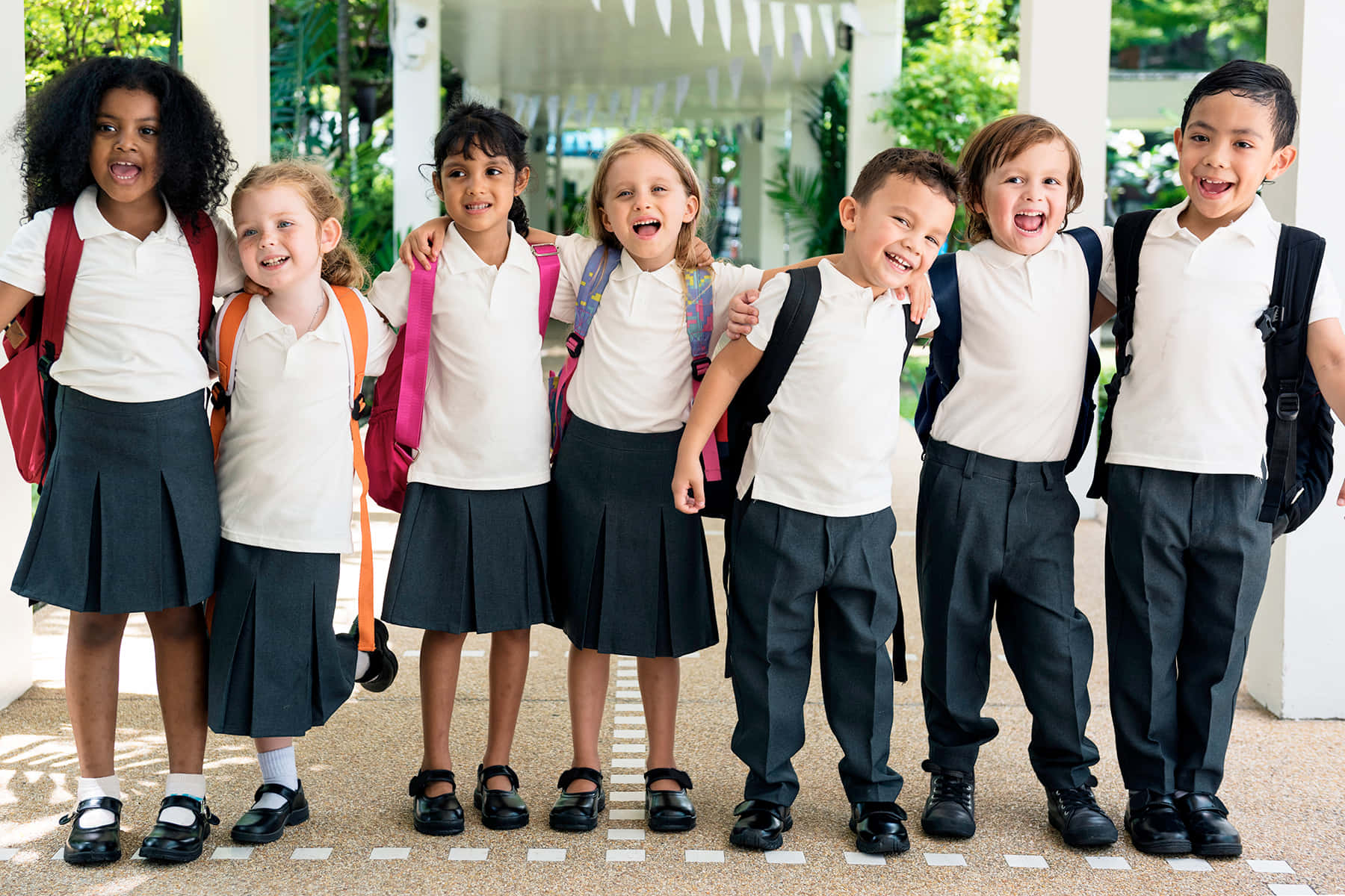 Amis Du Premier Jour D'école Fond d'écran