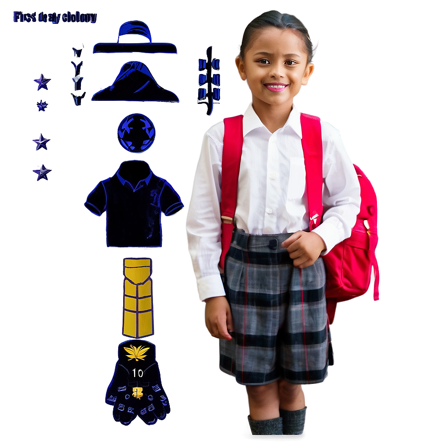 First Dayof School Ready Student PNG