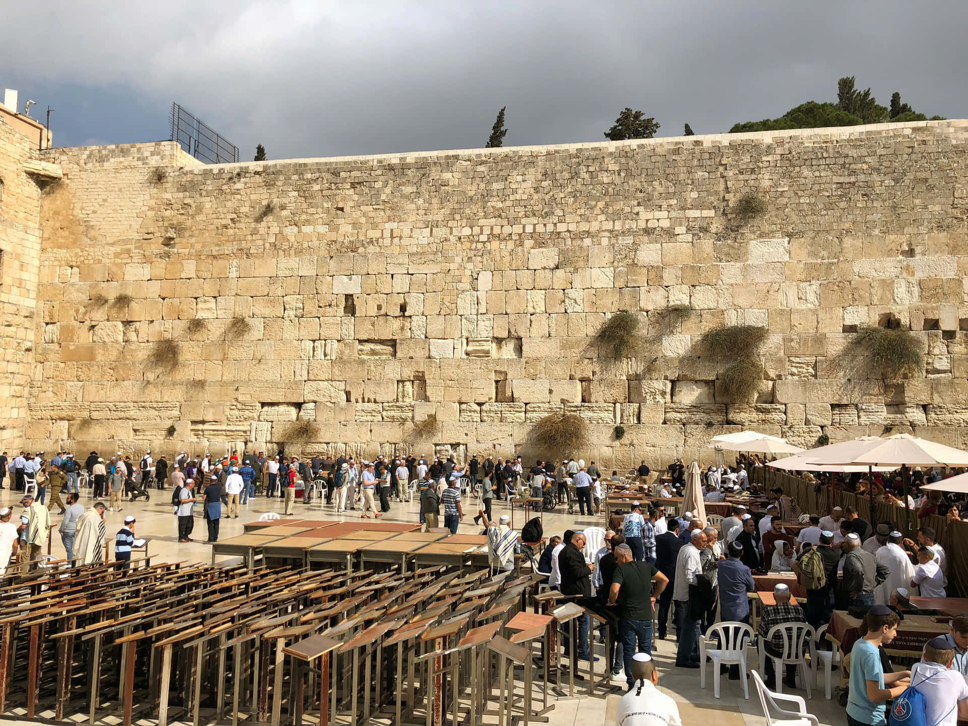 Primadi Tutto, La Storia Di Gerusalemme E Il Muro Del Pianto. Sfondo
