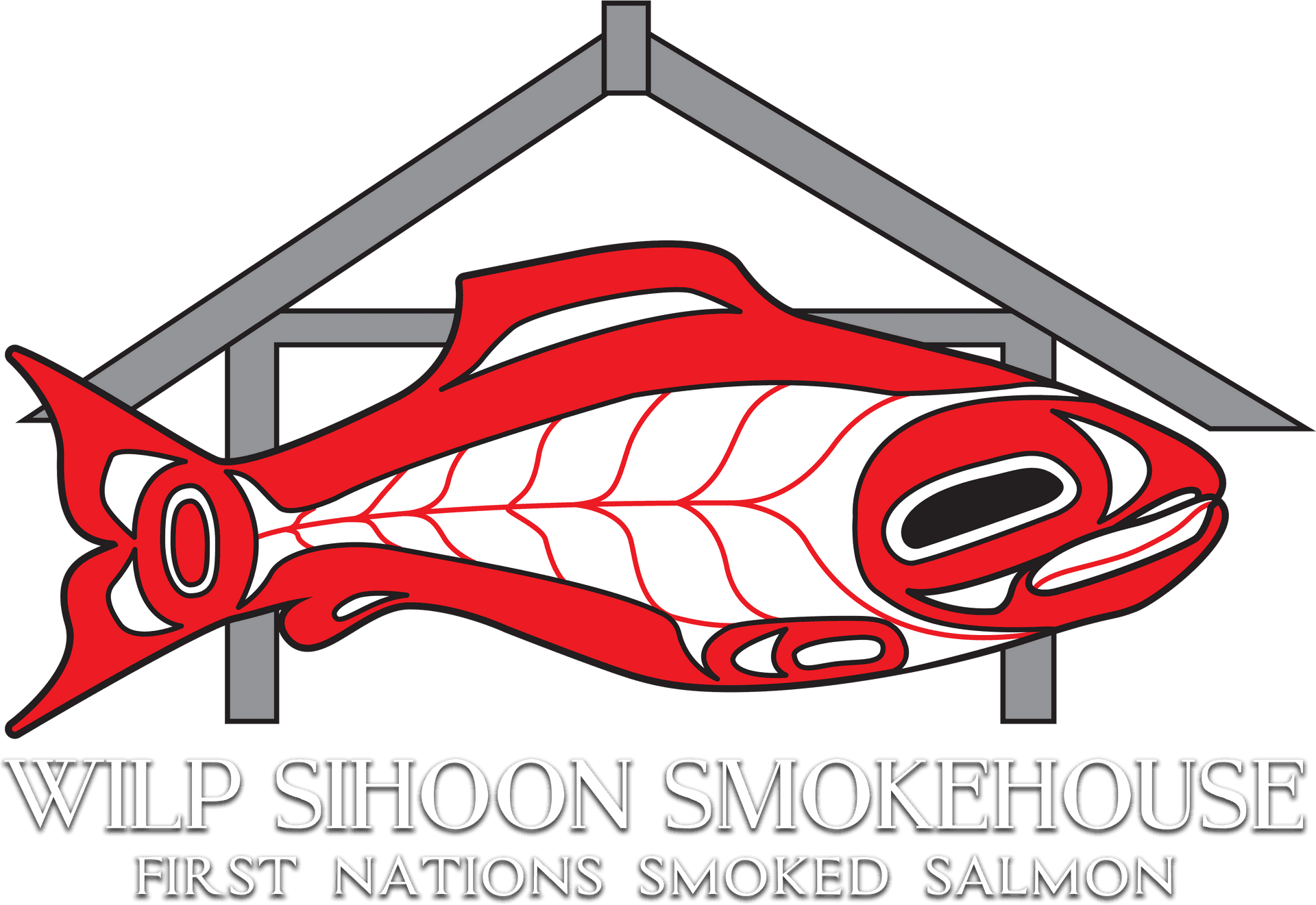 First Nations Smoked Salmon Logo PNG