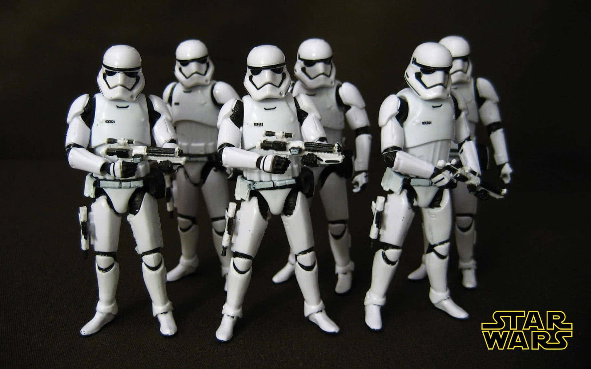 First Order Stormtroopers Parading on Starkiller Base Wallpaper
