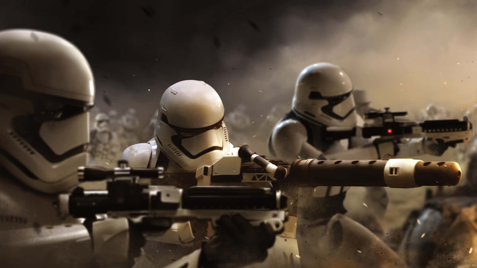 First Order Stormtroopers Assembled Wallpaper