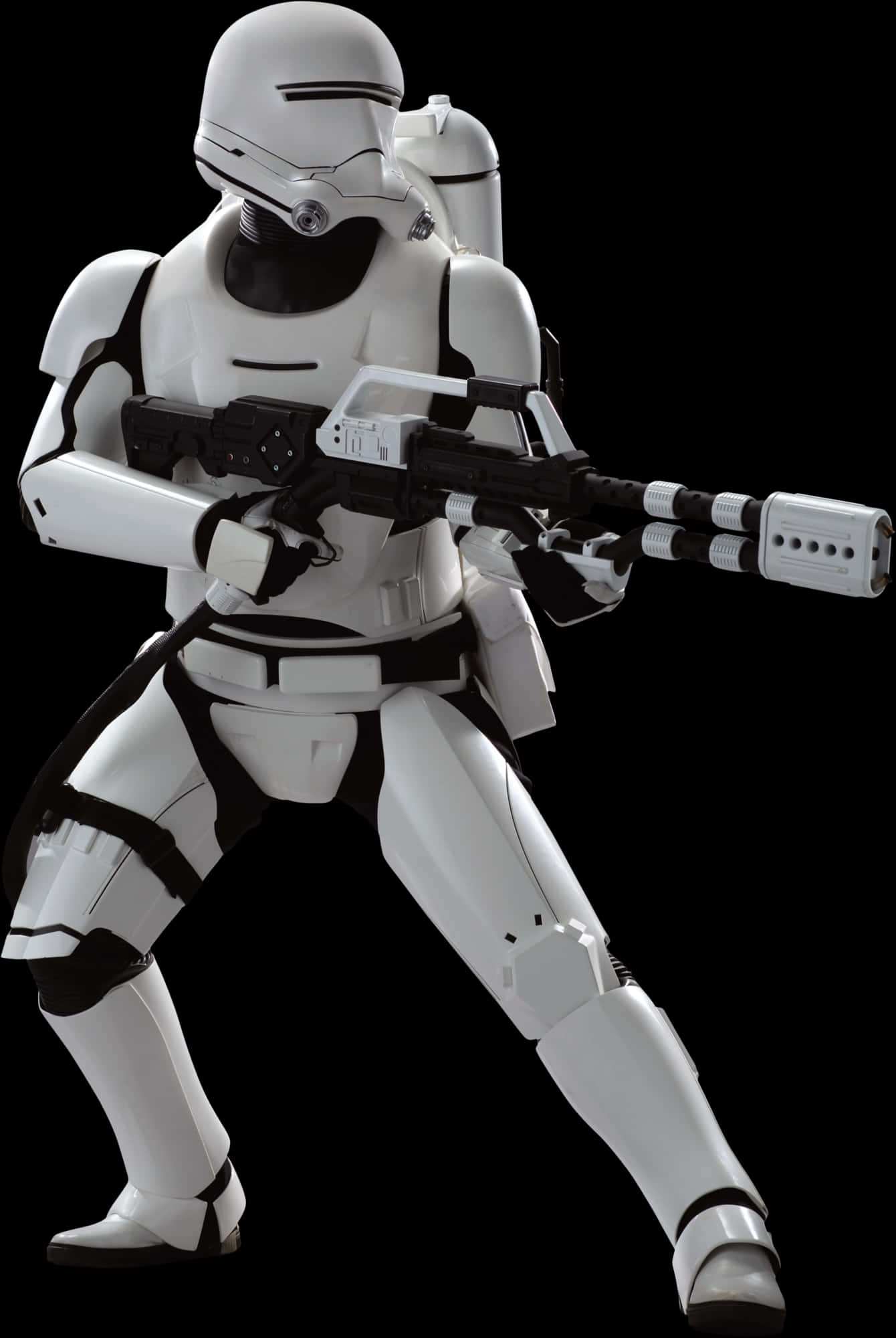 First Order Stormtrooper Ready Position PNG