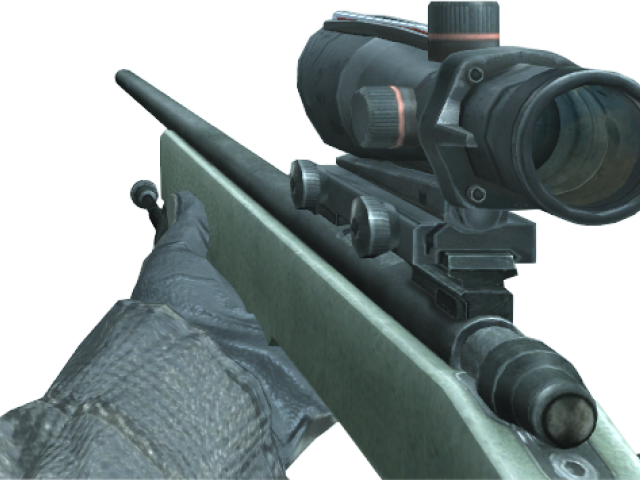 First Person Sniper Rifle View PNG