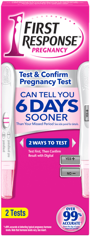 First Response Pregnancy Test Pack PNG