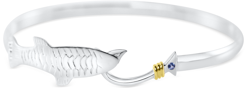 Fish Hook Bracelet Design PNG