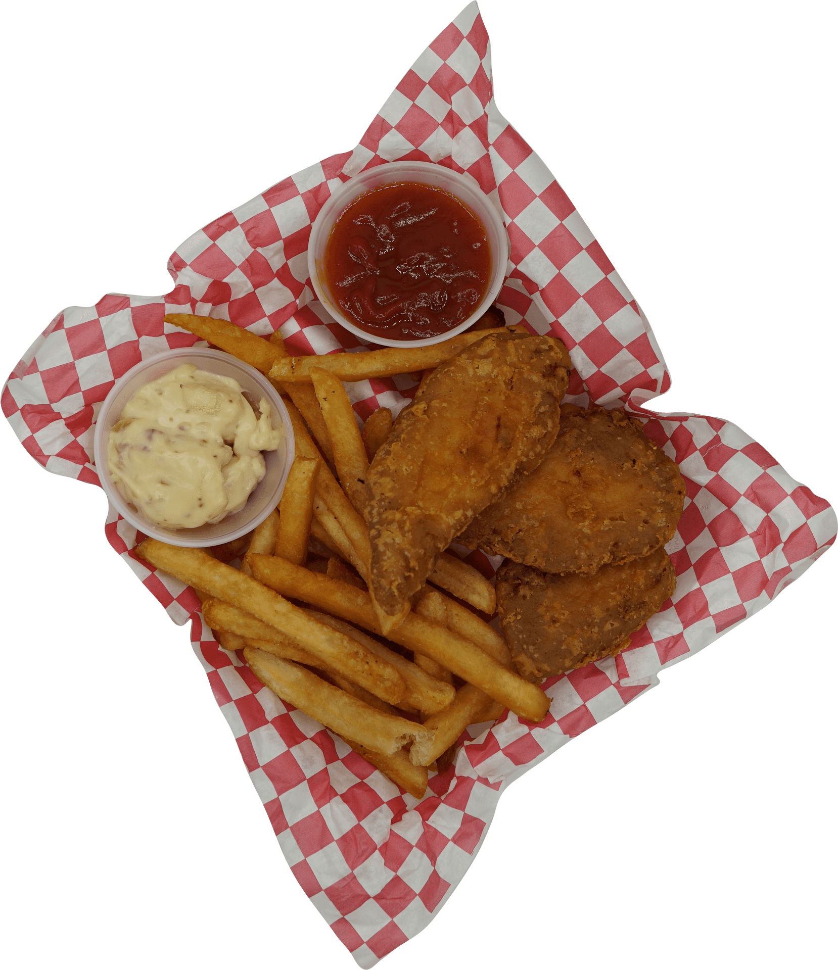 Fish_and_ Chips_with_ Dips PNG
