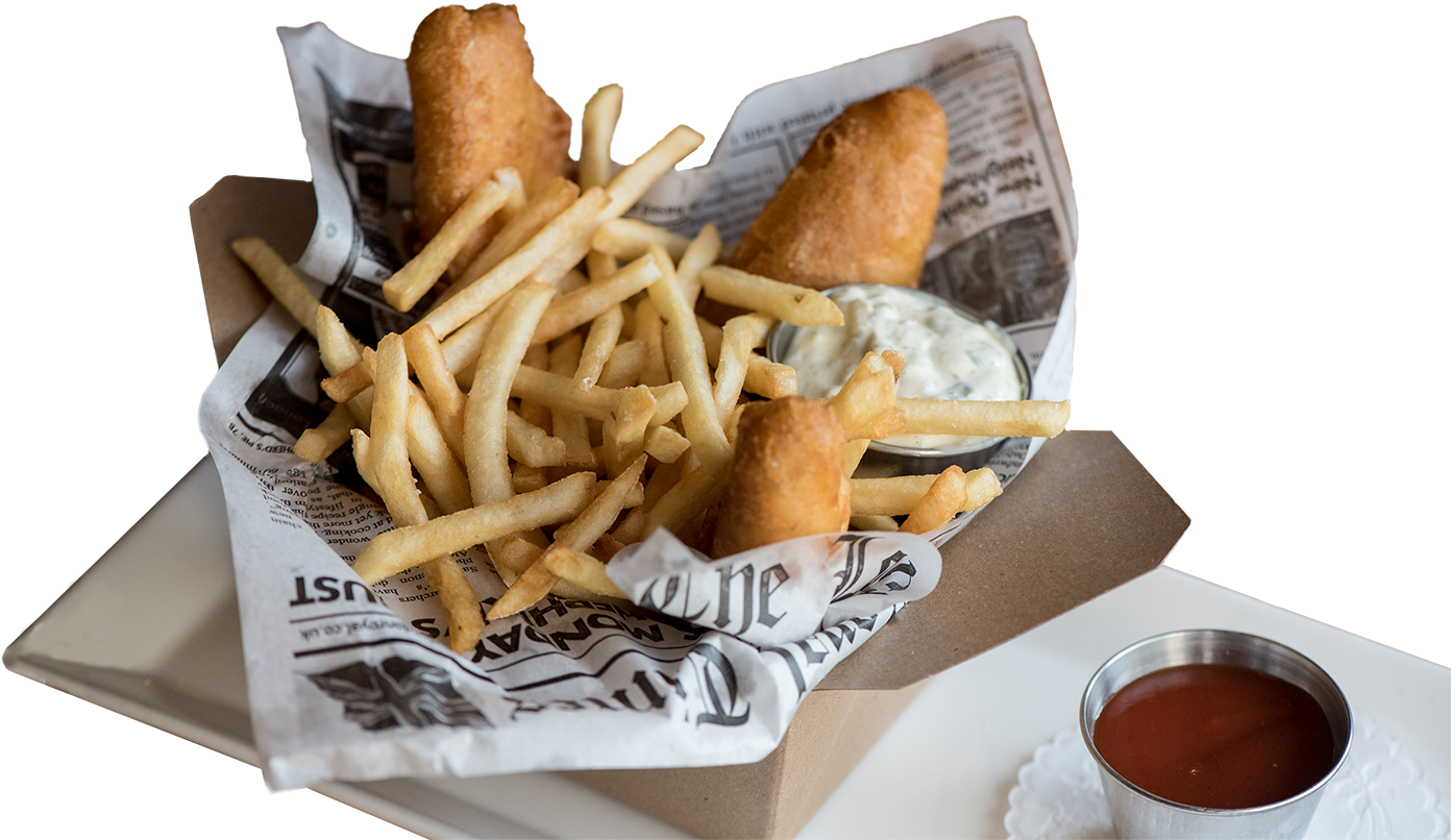 Fishand Chips Fast Food Meal PNG