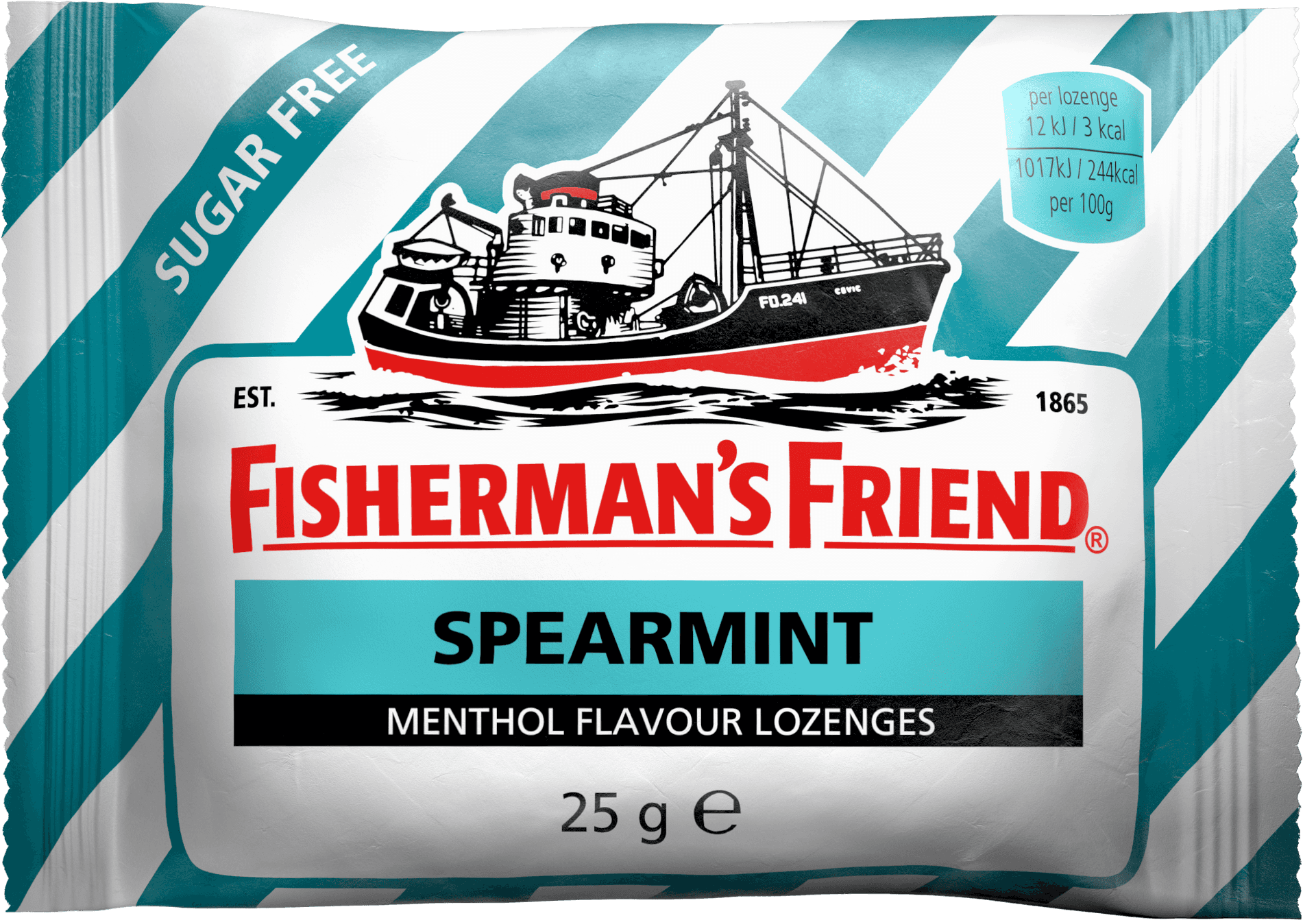 Fishermans Friend Spearmint Lozenges Package PNG